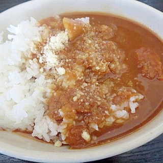 野菜ジュースのチーズカレー